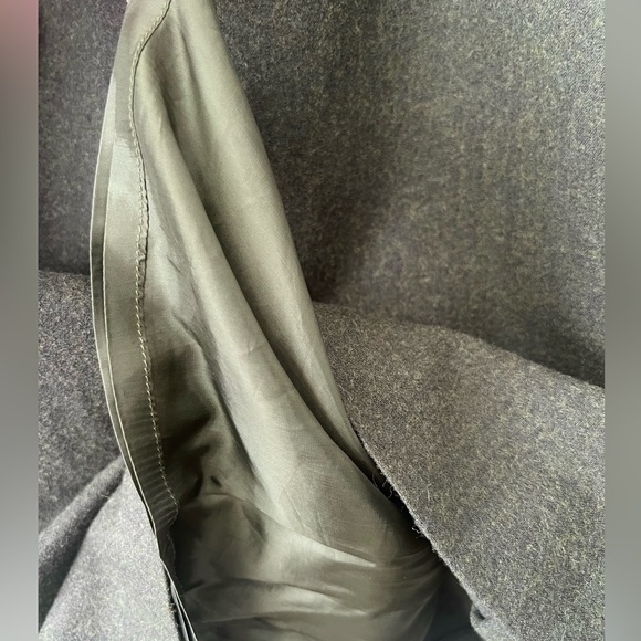 A.P.C. Wool button up shirt dress tunic workwear utility - Picture 6 of 7